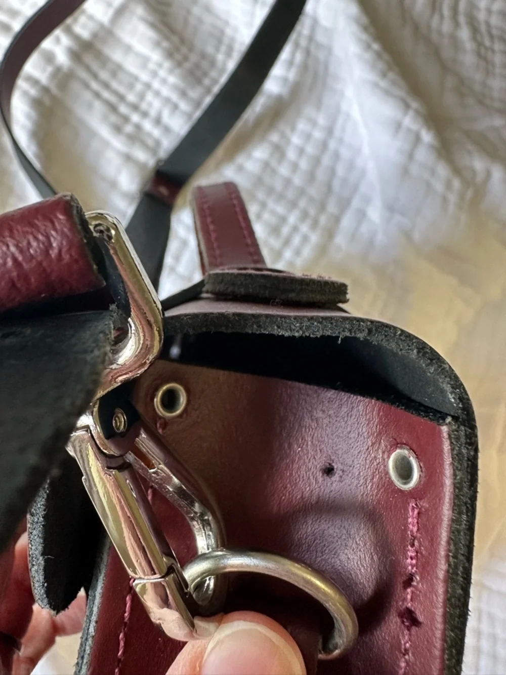 The Cambridge Satchel Company -The Mini in Oxblood - Picture 5 of 14